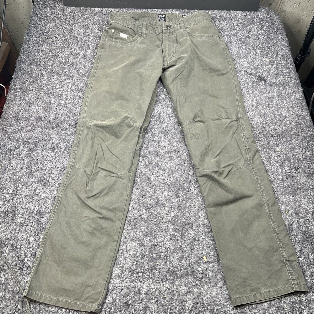 Kuhl Revolvr Lean Pants Gray Vintage Patina Dye Mens  32x32 (Measures 32x30)